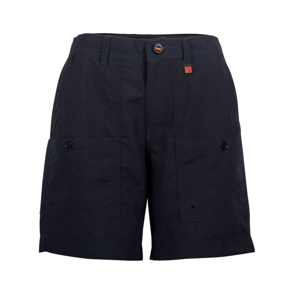 SALT LIFE Mens Black Flat Front, Slim Fit Stretch Shorts M